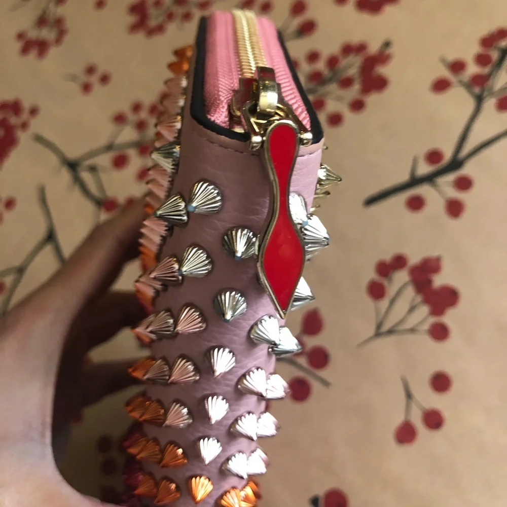 🎉SOLD🎉 Authentic Louboutin Panettone Long wallet in tri color - Picture 5 of 13